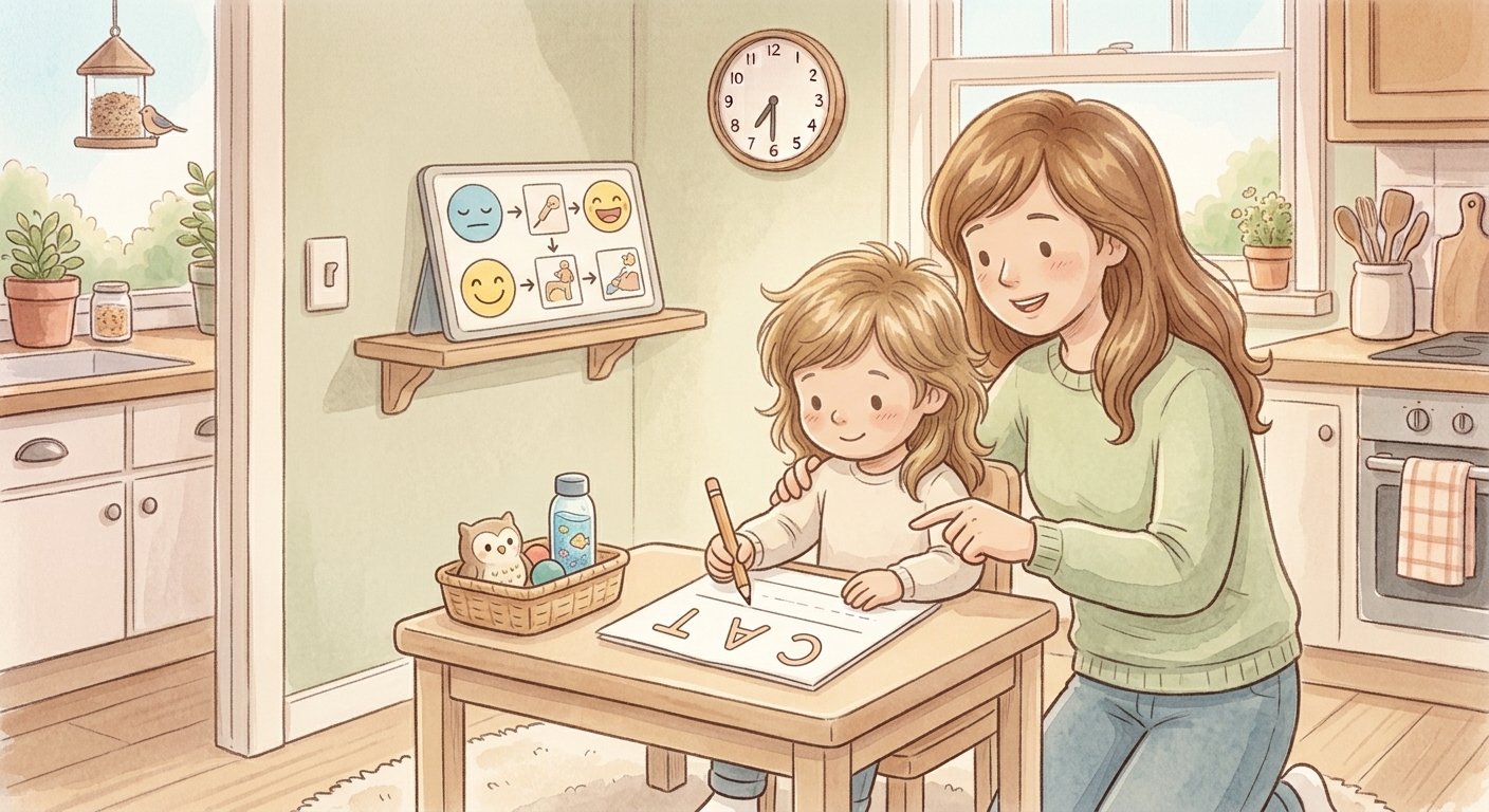 Phonics for ADHD preschoolers multisensory learning activity