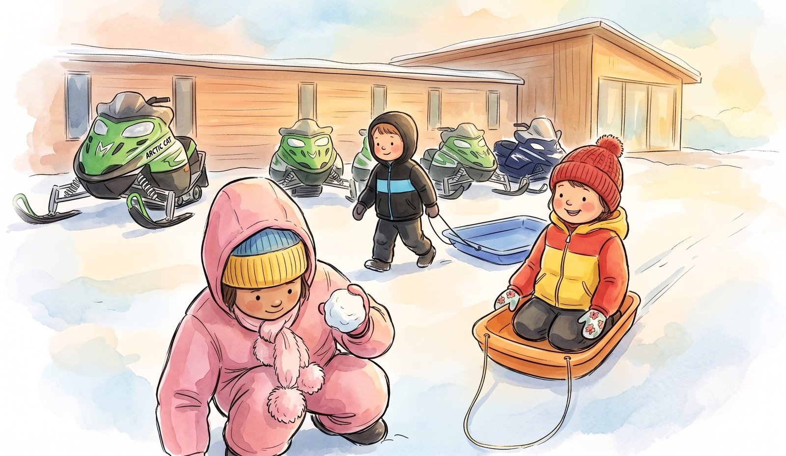 Young child picking out weather-appropriate clothing with visual support