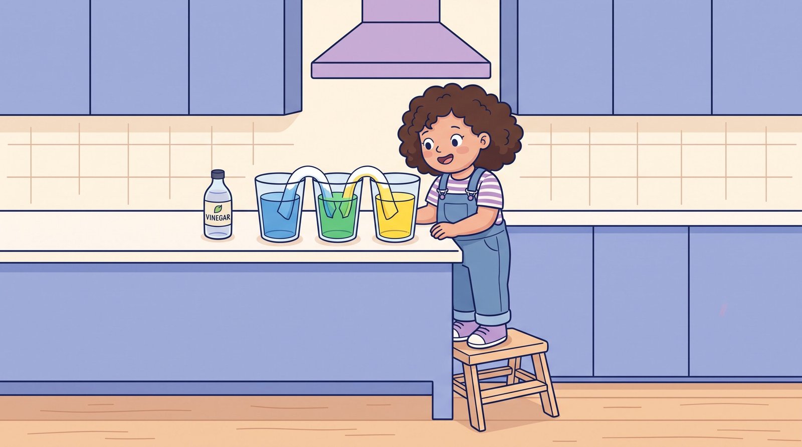 preschool kitchen science experiments walking water