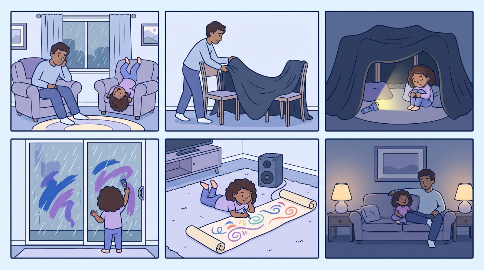 rainy day activities preschoolers at home